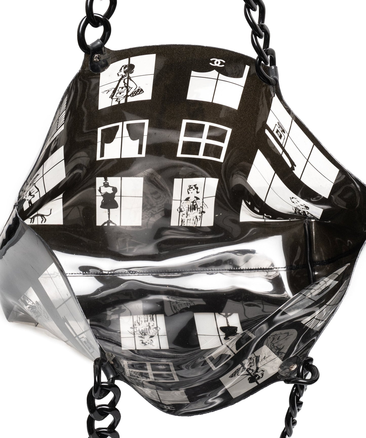 Chanel Vintage Coco Window Tote - AWL1618 - Cap N Wrap