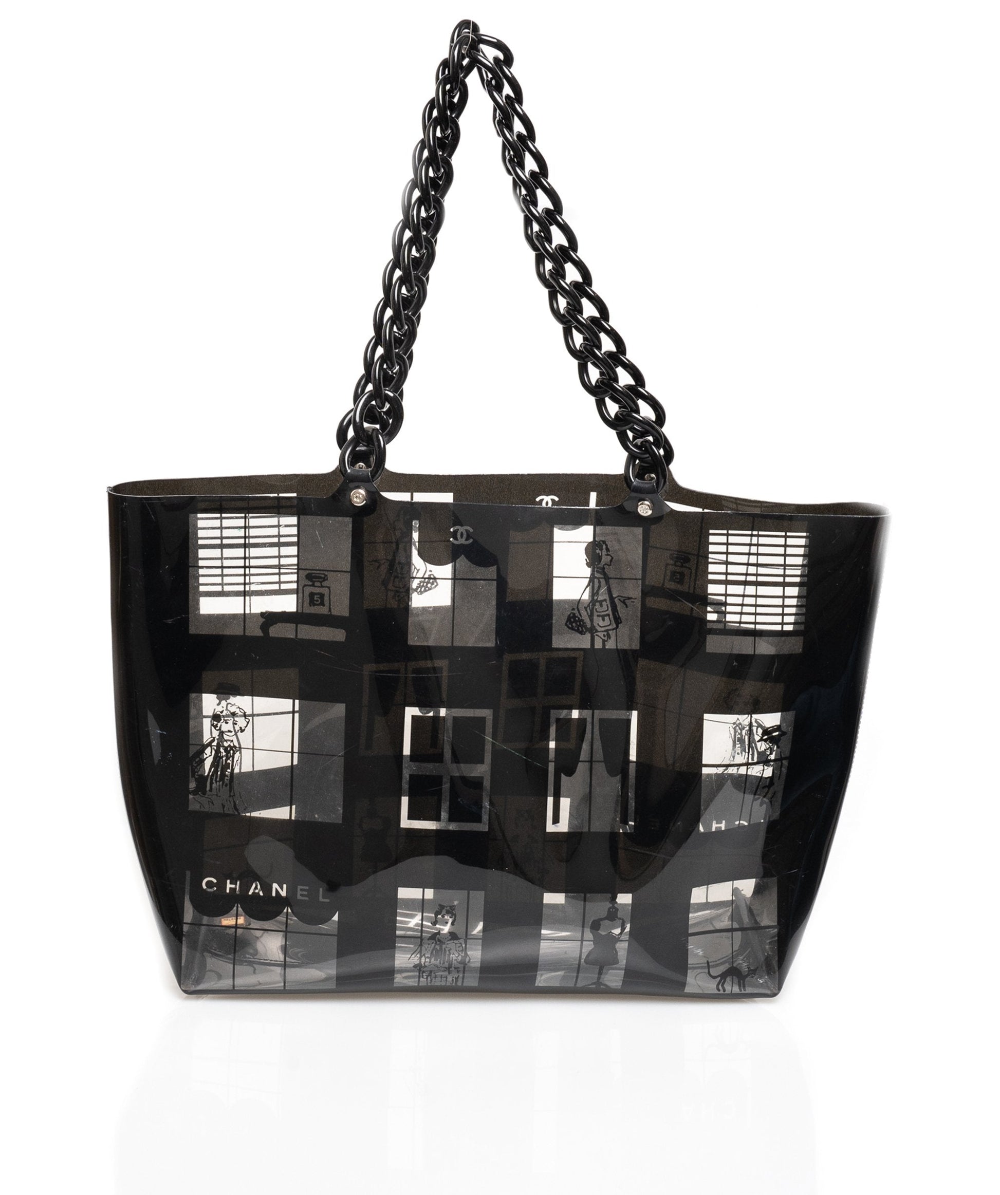Chanel Vintage Coco Window Tote - AWL1618 - Cap N Wrap