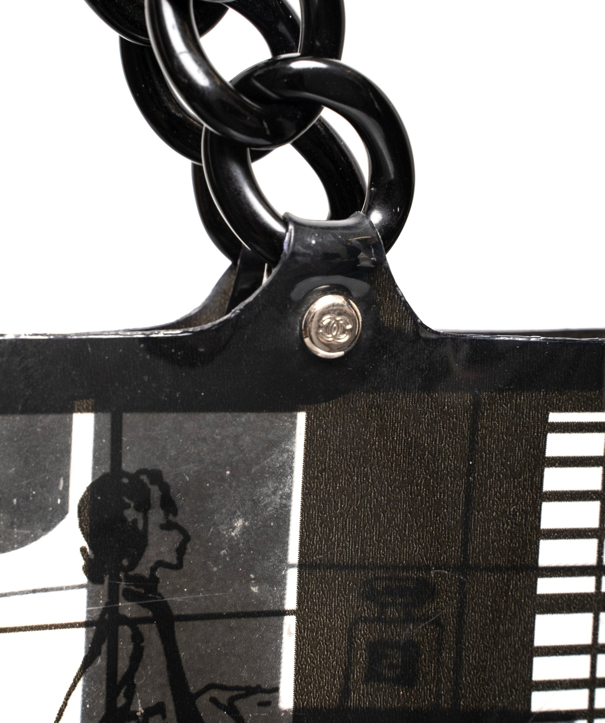 Chanel Vintage Coco Window Tote - AWL1618 - Cap N Wrap