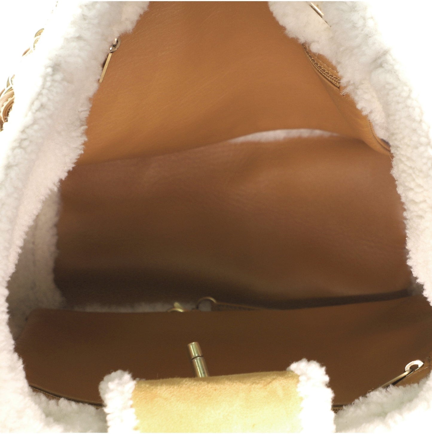 Coco Neige Shopping Tote Quilted Shearling Medium