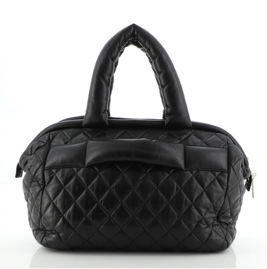 Coco Cocoon Bowling Bag Quilted Lambskin Medium