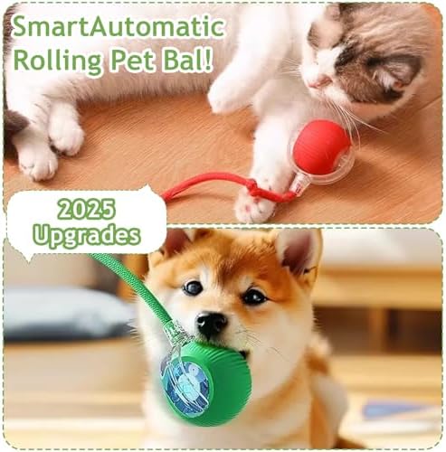 Interactive Cat Toy Ball - Automatic Interactive Cat Toys for Indoor Cat Enrichment