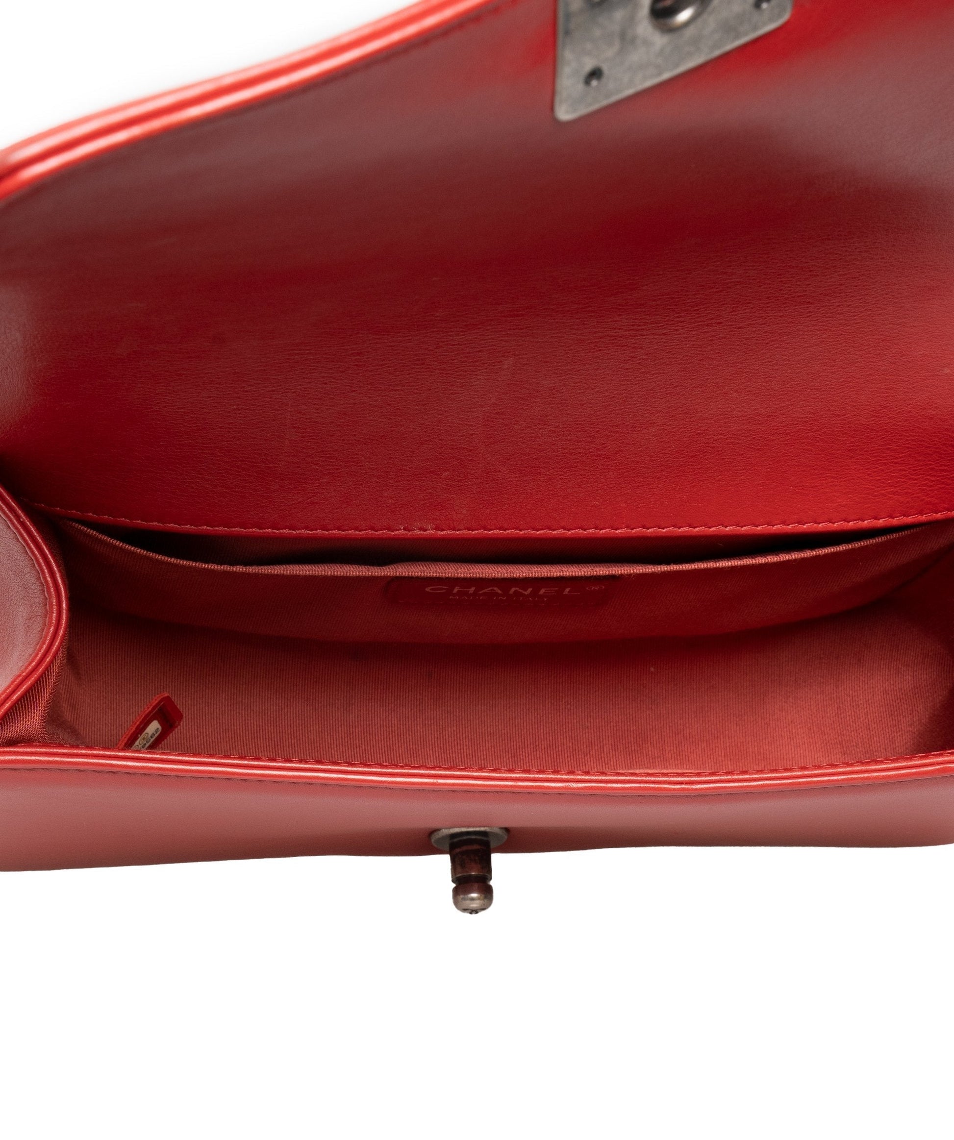 Chanel Red New Medium Boy Bag - ADL1302 - Cap N Wrap