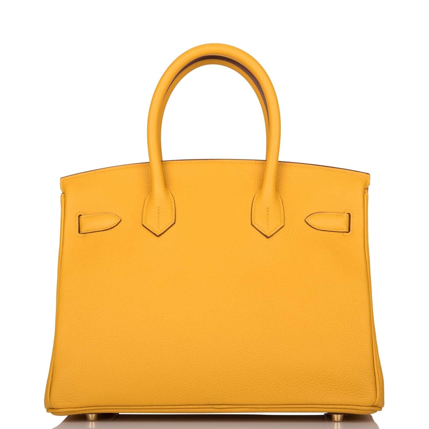 Hermes Jaune Ambre Togo Birkin 30cm Gold Hardware