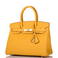 Hermes Jaune Ambre Togo Birkin 30cm Gold Hardware