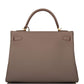 Hermes Horseshoe Stamp (HSS) Gris Asphalte Verso Togo Retourne Kelly 32cm Brushed Gold Hardware
