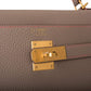 Hermes Horseshoe Stamp (HSS) Gris Asphalte Verso Togo Retourne Kelly 32cm Brushed Gold Hardware