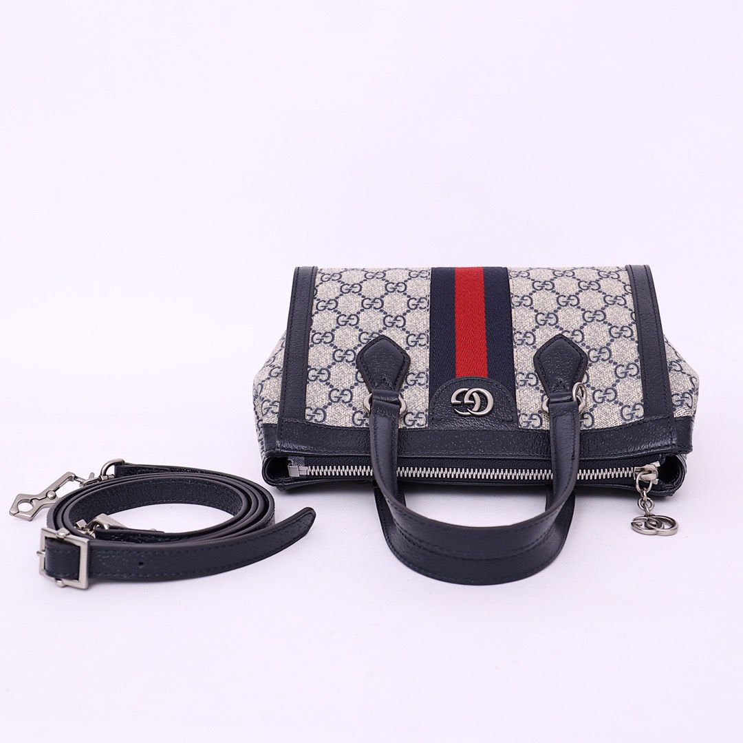 Gucci GG Supreme Ophidia 2 Way Handbag