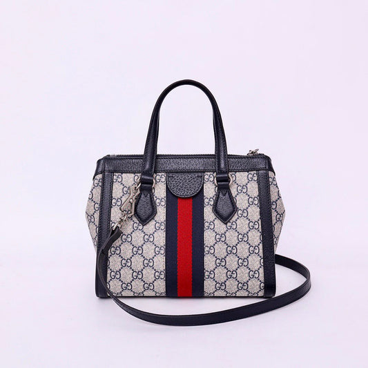 Gucci GG Supreme Ophidia 2 Way Handbag
