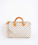LOUIS VUITTON Damier Azur Speedy 30 Hand Bag LV DU2029 - Cap N Wrap