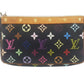Louis Vuitton Monogram Multicolor Pochette Accessoires Pouch Black SL1013 - Cap N Wrap